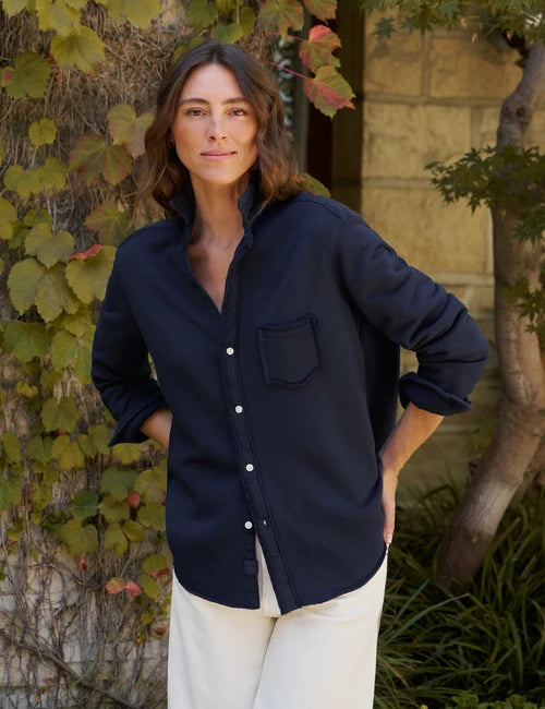 Eileen Sweatshirt Button Up