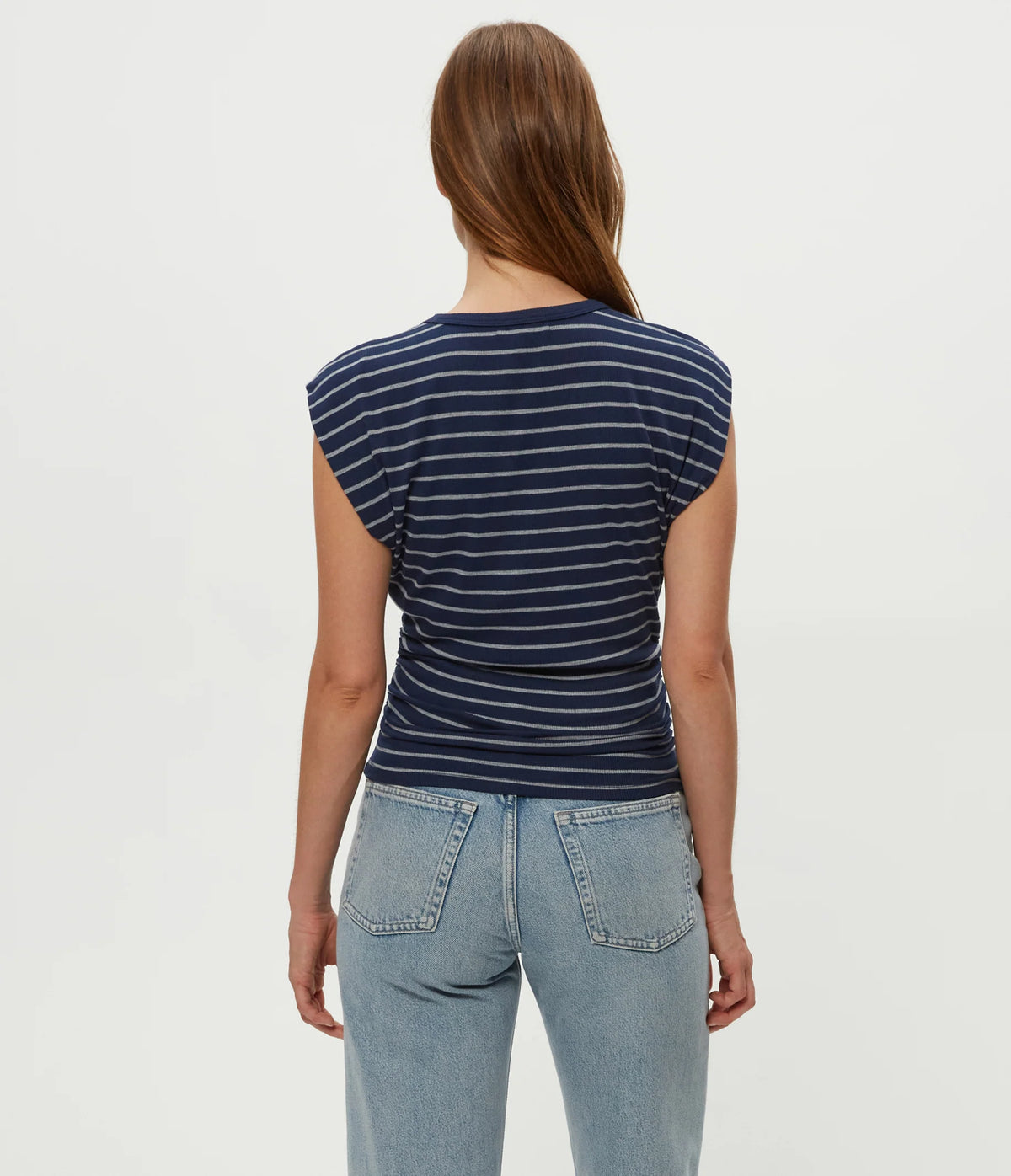 Joni Crew Neck Shoulder Top