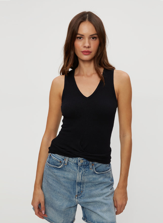 Maggie Wrap Crop Tank