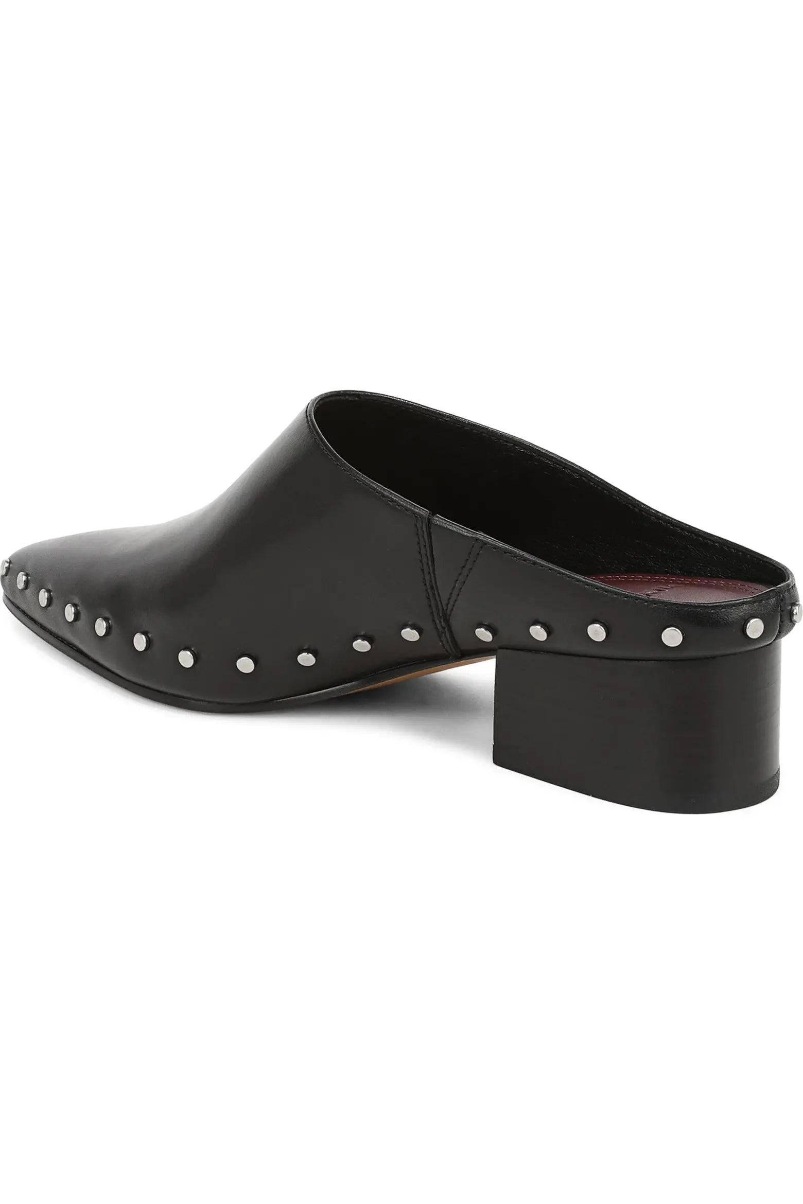 August Studded Leather Clog/Mule