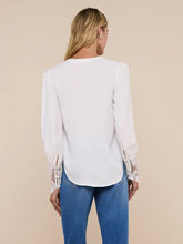 Load image into Gallery viewer, Ava Lace Cuff Blouse
