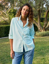 Load image into Gallery viewer, Relaxed Button Up Shirt seersucker
