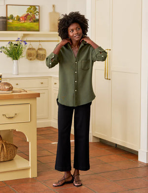 Eileen Sweatshirt Button-Up