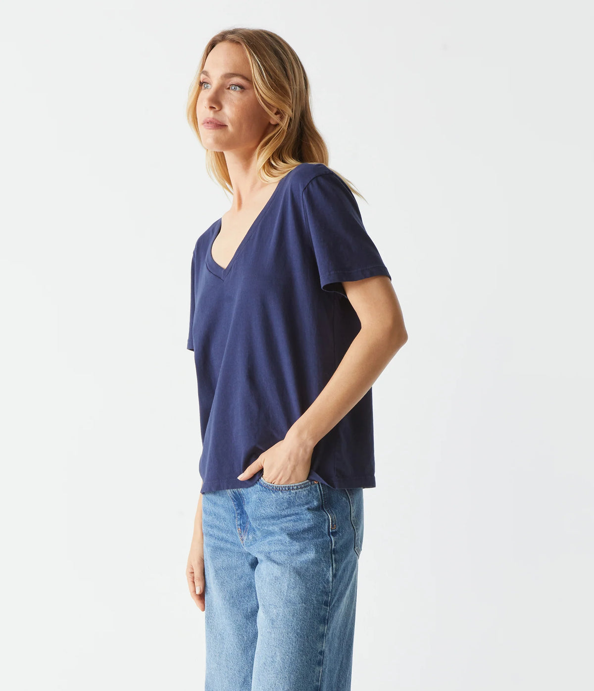 Daria Classic V-Neck Tee