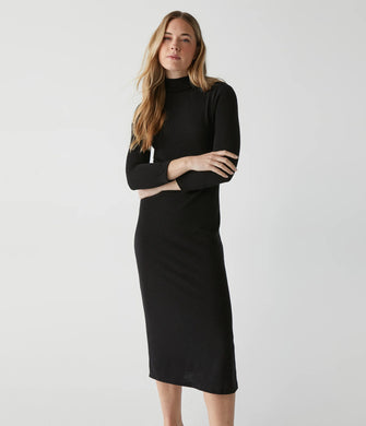 Justine Mock Neck Midi