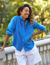 Load image into Gallery viewer, Relaxed Button Up Shirt Marlin
