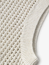 Load image into Gallery viewer, Linen Open-Knit Vest
