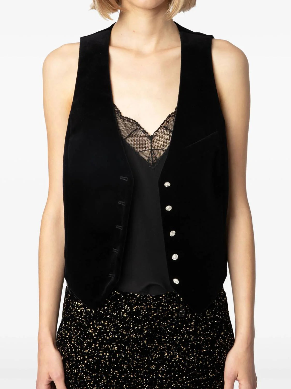 Emaux Velvet Vest