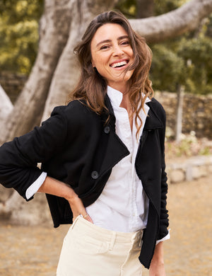 Crop Peacoat