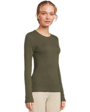 Load image into Gallery viewer, Rib Slub Long Sleeve Crew
