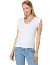 Load image into Gallery viewer, Tati V-Neck Power Shoulder Top
