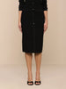 Melania Pointelle Knit Skirt