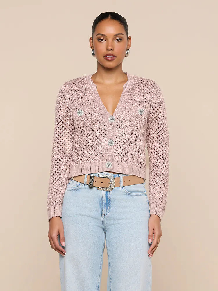 Blanca Sequin Cardigan