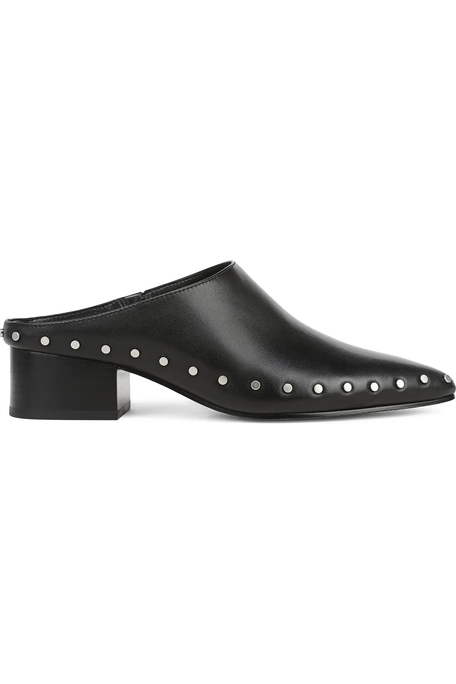 August Studded Leather Clog/Mule