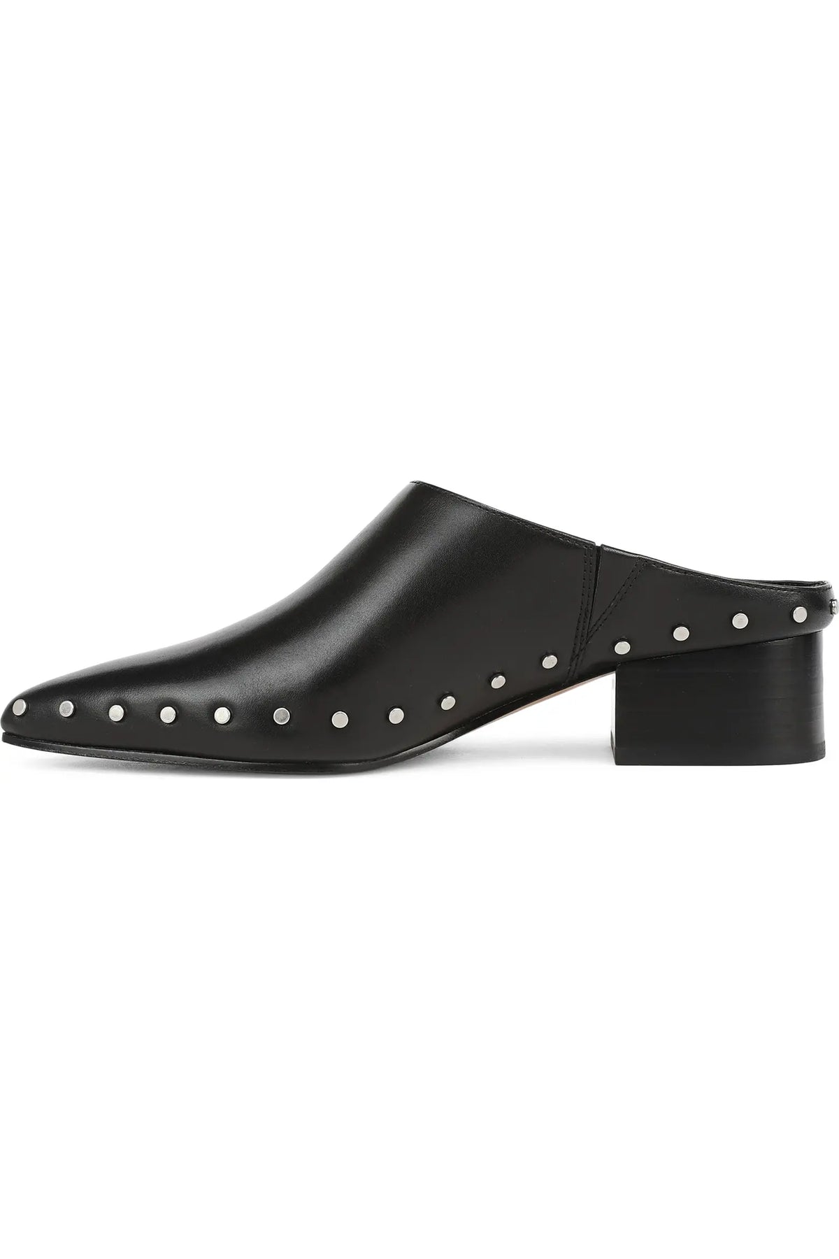 August Studded Leather Clog/Mule