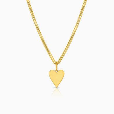 Amaya Heart Curb Necklace