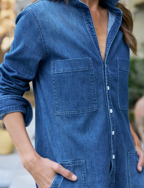 Ireland Dress Light Denim