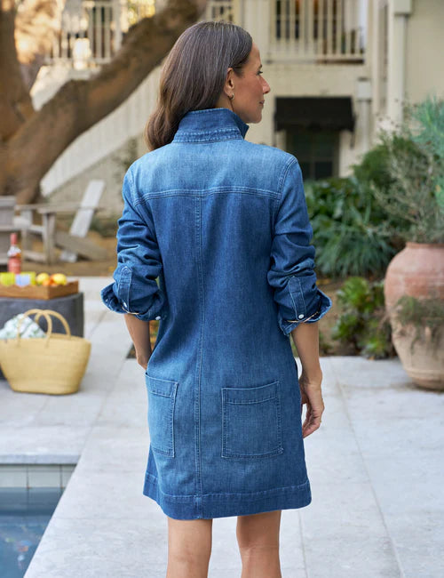 Ireland Dress Light Denim