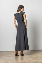 Load image into Gallery viewer, Flounce Trim Maxi Dress
