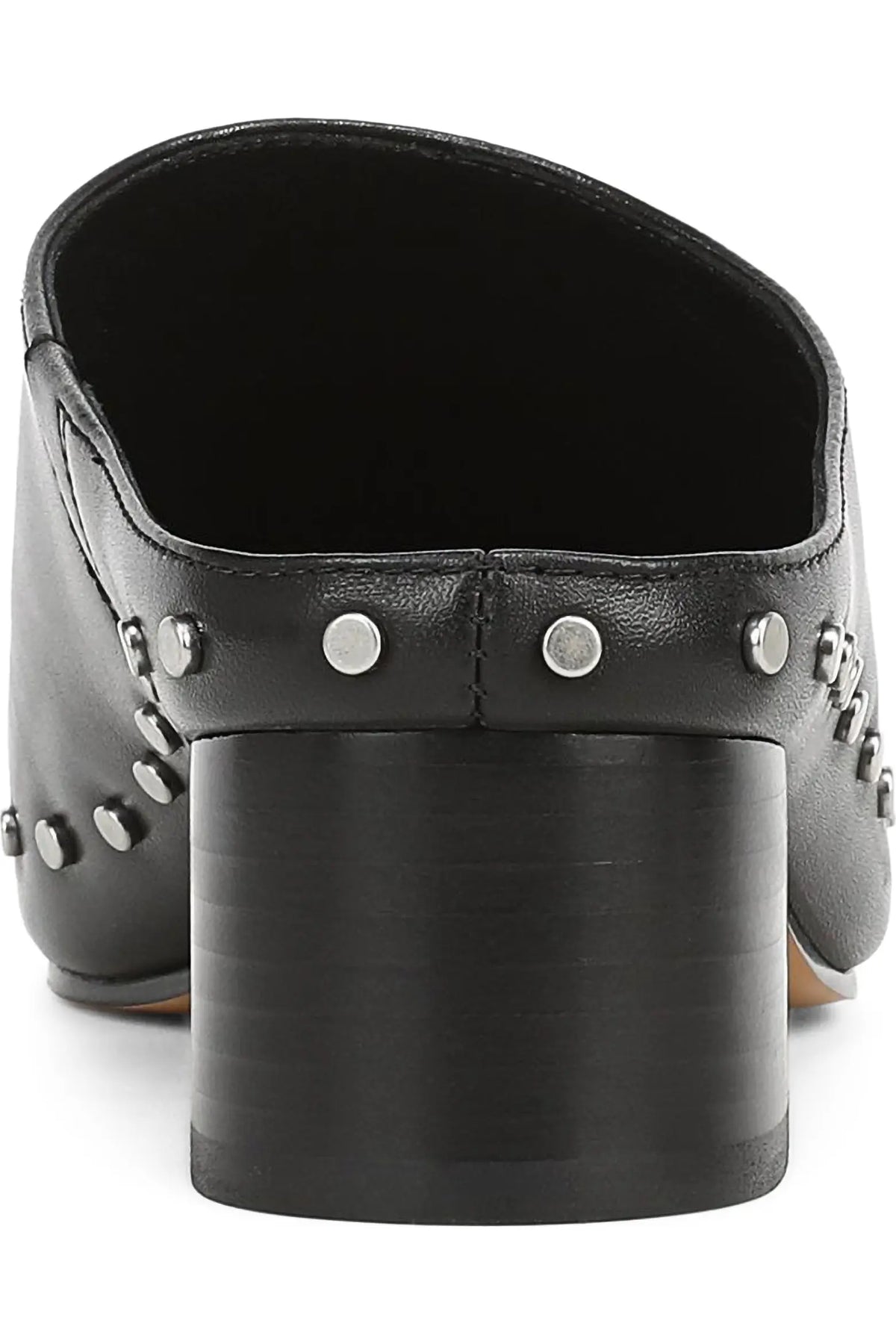 August Studded Leather Clog/Mule