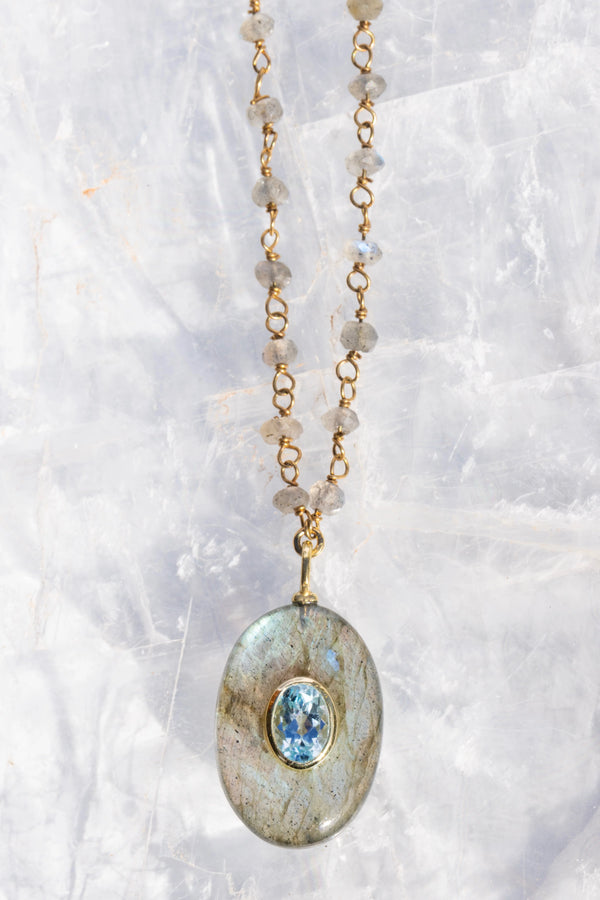 Amulet Necklace-Labradorite