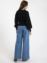 Load image into Gallery viewer, Hilary Rhinestone Drawstring Cashmere Hoodie
