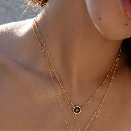 Petite Balia Enamel Necklace