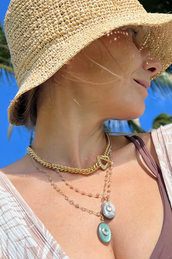 Amulet Necklace-Labradorite