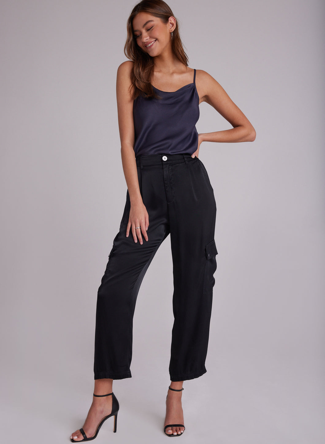 Pleated Cargo Trousers