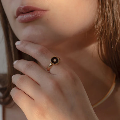 Balia Onyx Enamel Ring