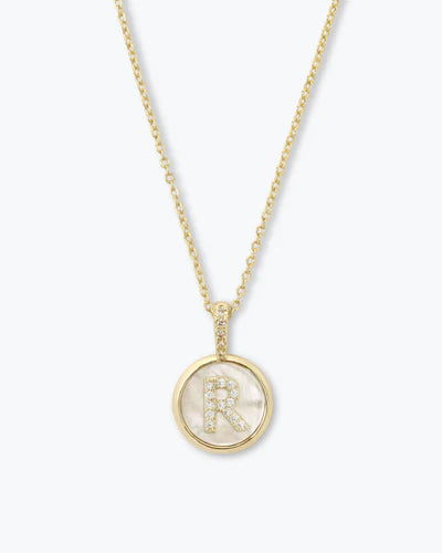 Baby Love Letters Medallion Necklace