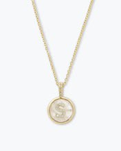 Load image into Gallery viewer, Baby Love Letters Medallion Necklace
