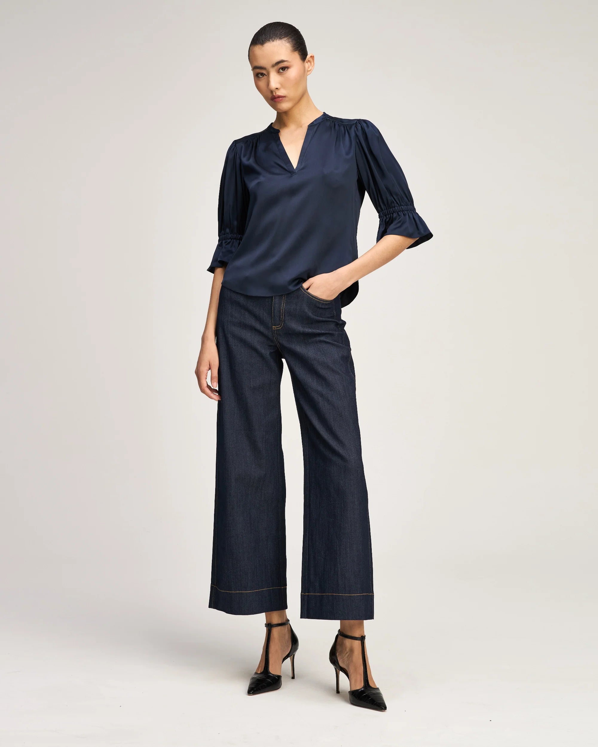 Split Neck Fiona Top