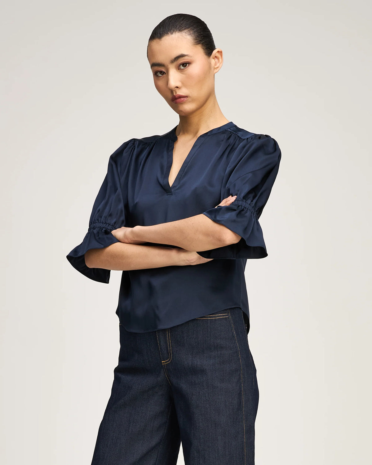 Split Neck Fiona Top