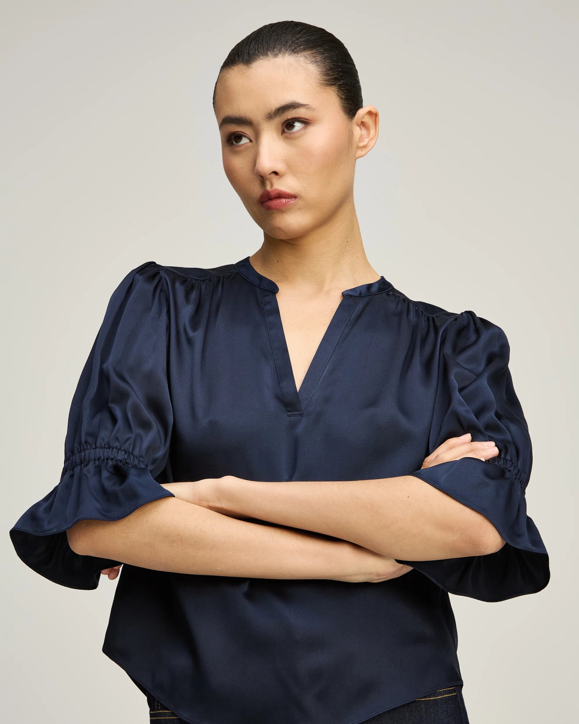 Split Neck Fiona Top