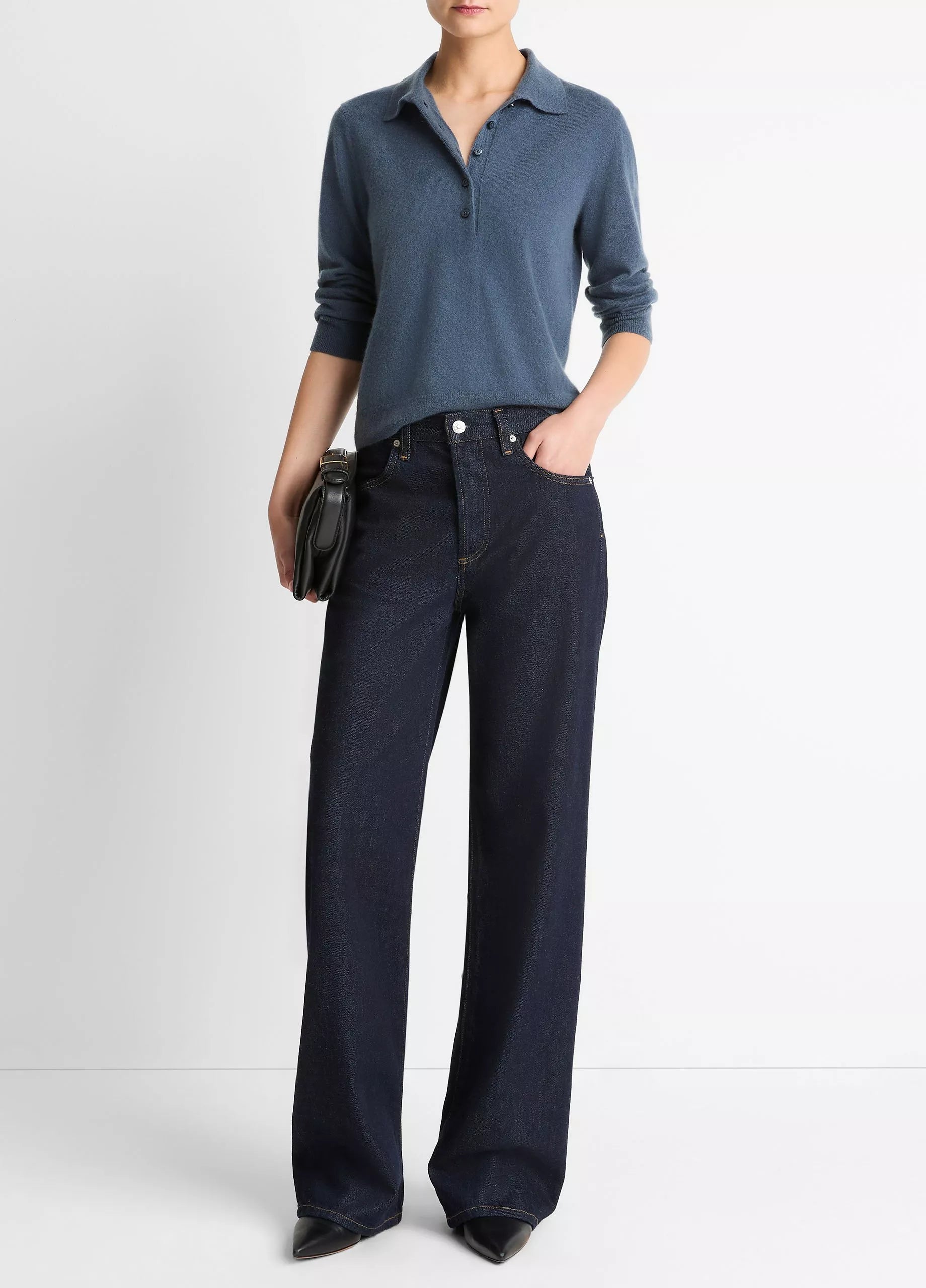 Cashmere Mulberry Silk Polo