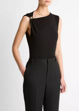 Load image into Gallery viewer, Cinched-Shoulder Wool-Blend Top
