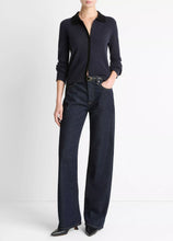 Load image into Gallery viewer, Contrast-Trim Wool &amp; Cash-Blend Cardigan
