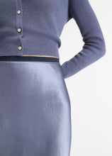 Load image into Gallery viewer, Contrast Satin Skirt
