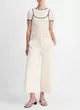 Mid Rise Utility Crop Wide Pant