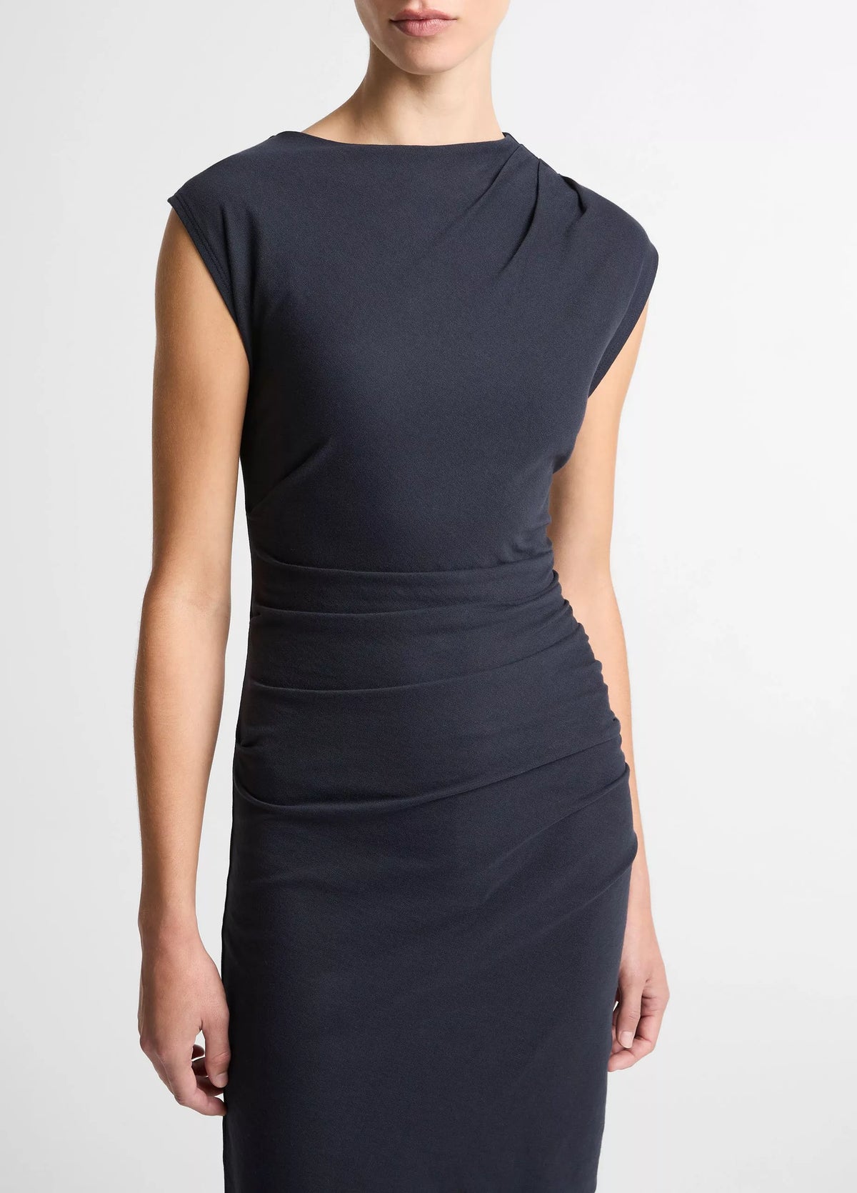Cotton Twist-Drape Dress