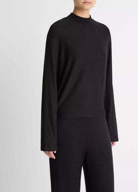 Cozy Long Sleeve Dolman Mock Neck