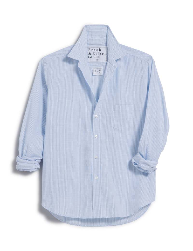 Relaxed Button Up Shirt Blue