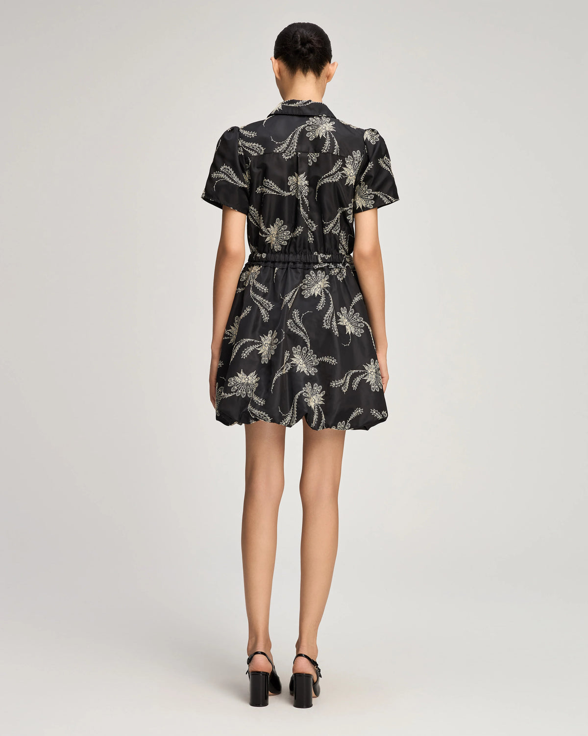 Paisley Fan Embroidered Ophelie Dress