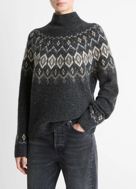 Fair Isle Donegal Turtleneck