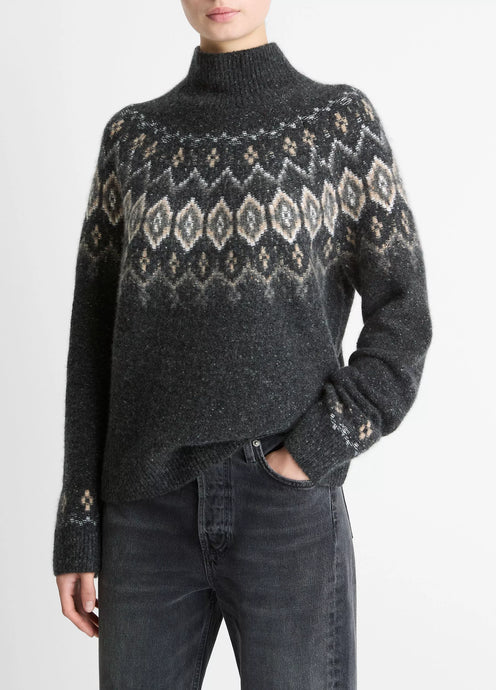 Fair Isle Donegal Turtleneck