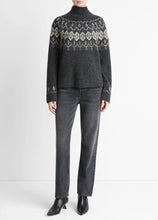 Load image into Gallery viewer, Fair Isle Donegal Turtleneck
