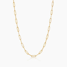 Load image into Gallery viewer, Astra Pavé Paperclip Necklace
