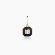 Load image into Gallery viewer, Florence Black Enamel Charm
