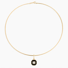 Load image into Gallery viewer, Florence Black Enamel Charm
